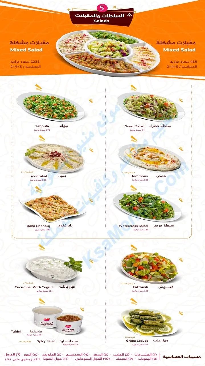 مطعم الرومانسية - أسعار المنيو كامل ورقم وعناوين الفروع الرومانسيه