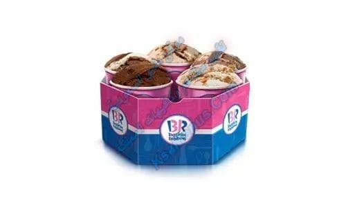 منيو باسكن روبنز 2025 الجديد والعروض الحصرية في السعودية علبة آيس كريم 5 أشخاص عائلي