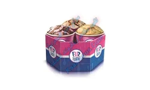 منيو باسكن روبنز 2025 الجديد والعروض الحصرية في السعودية علبة آيس كريم 3 أشخاص عائلي كبير