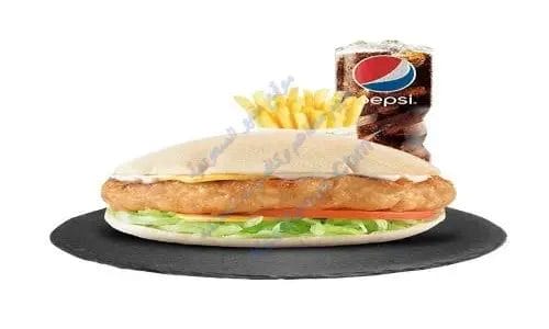 منيو الطازج 2025 الجديد بالأسعار والعروض الحصرية في السعودية وجبة برجرعربي خبز ابيض