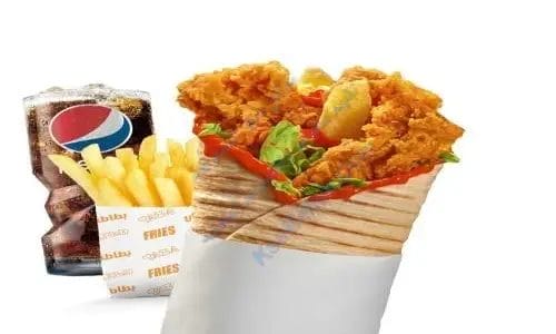 منيو الطازج 2025 الجديد بالأسعار والعروض الحصرية في السعودية وجبة سندويشت تكا